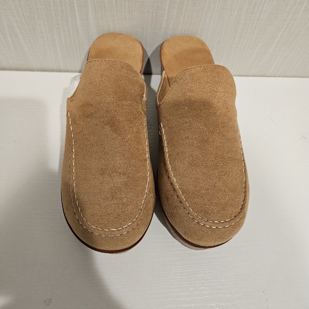GUC Womens Boutique Brown Suede Clog/mules Size 8.5-9 (40)